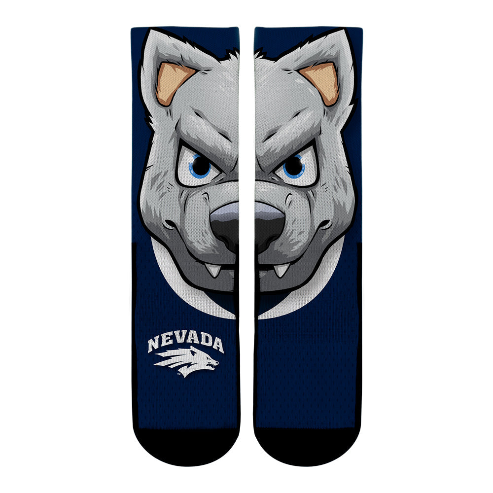 Nevada Wolf Pack - Alphie Mascot | Rock 'Em Socks