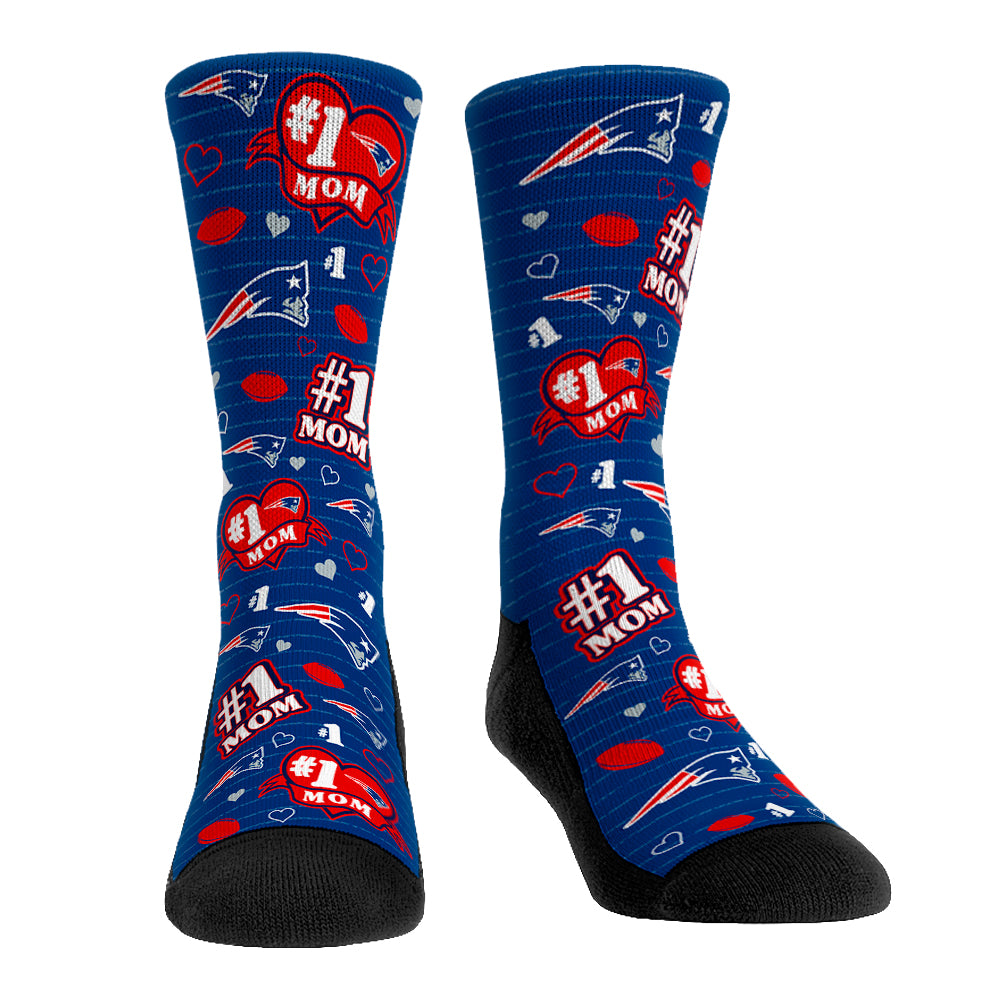 New England Patriots - #1 Mom | Rock 'Em Socks 1