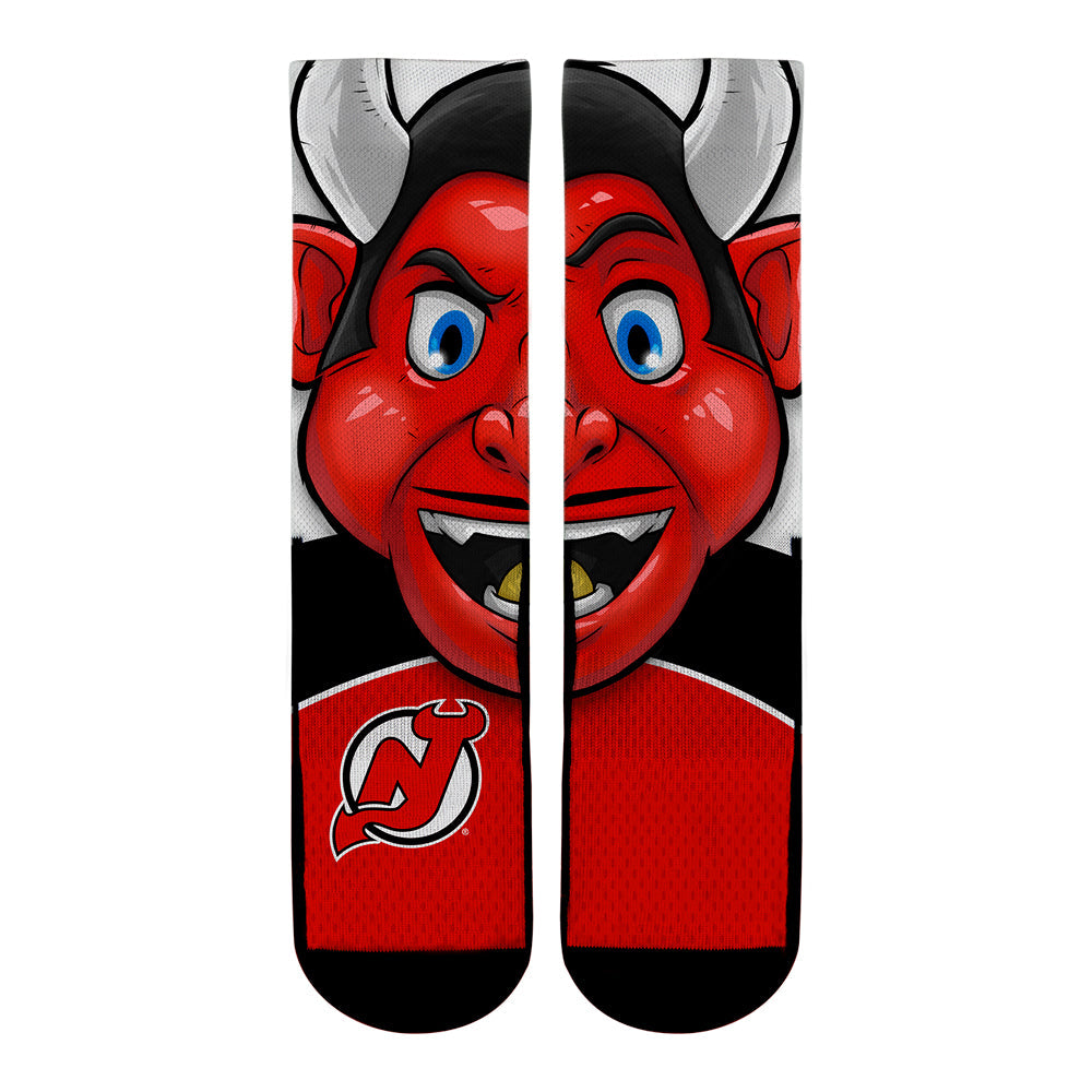 New Jersey Devils - Split Face Mascot | Rock 'Em Socks