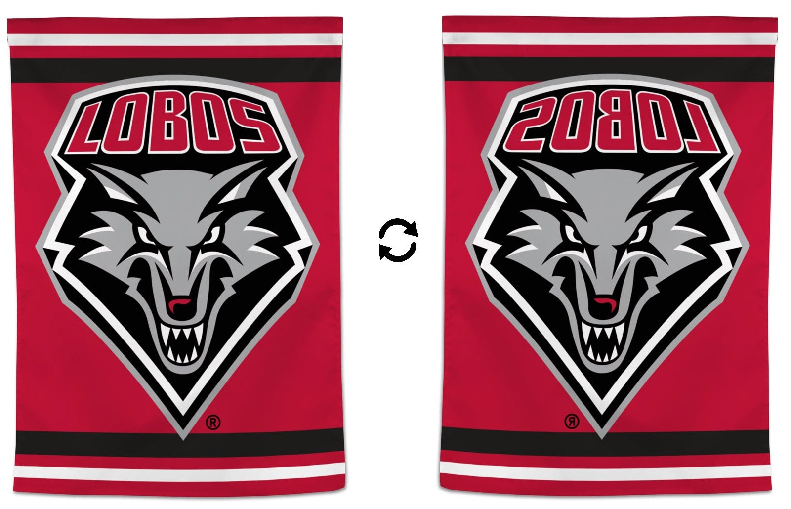 New Mexico Lobos Banner Vertical House Flag