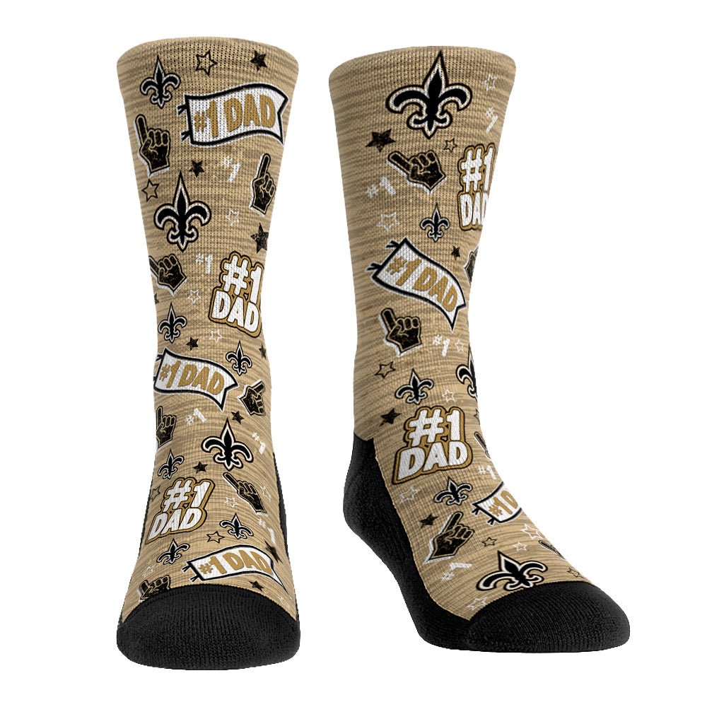 New Orleans Saints - #1 Dad | Rock 'Em Socks 1