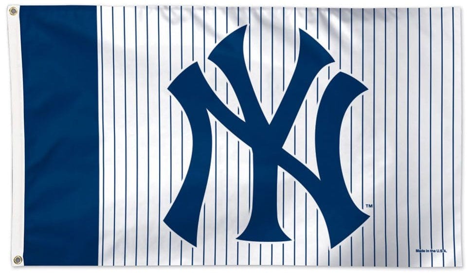 New York Yankees Flag 3x5 Pinstripe Logo 1