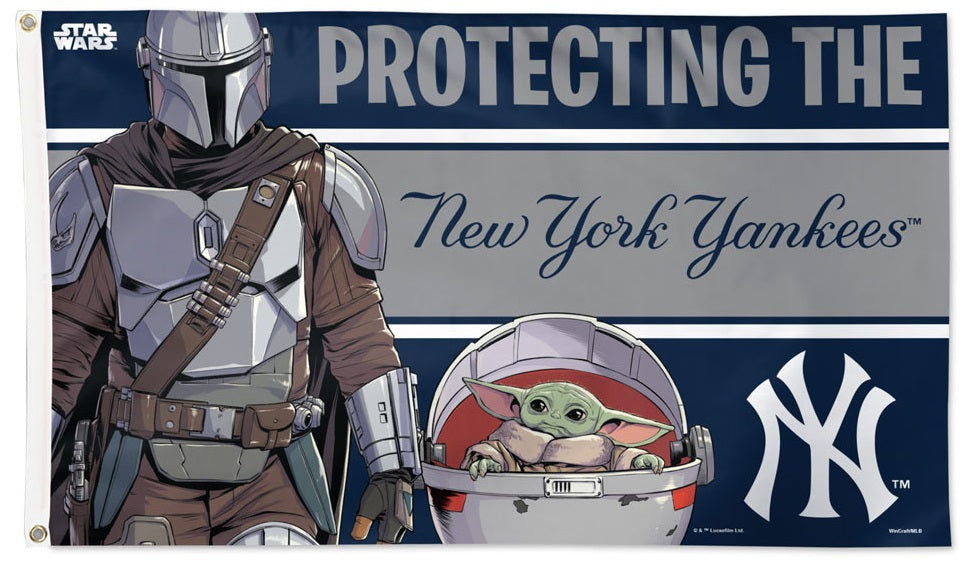 New York Yankees Flag 3x5 Protecting The Yankees Star Wars 1