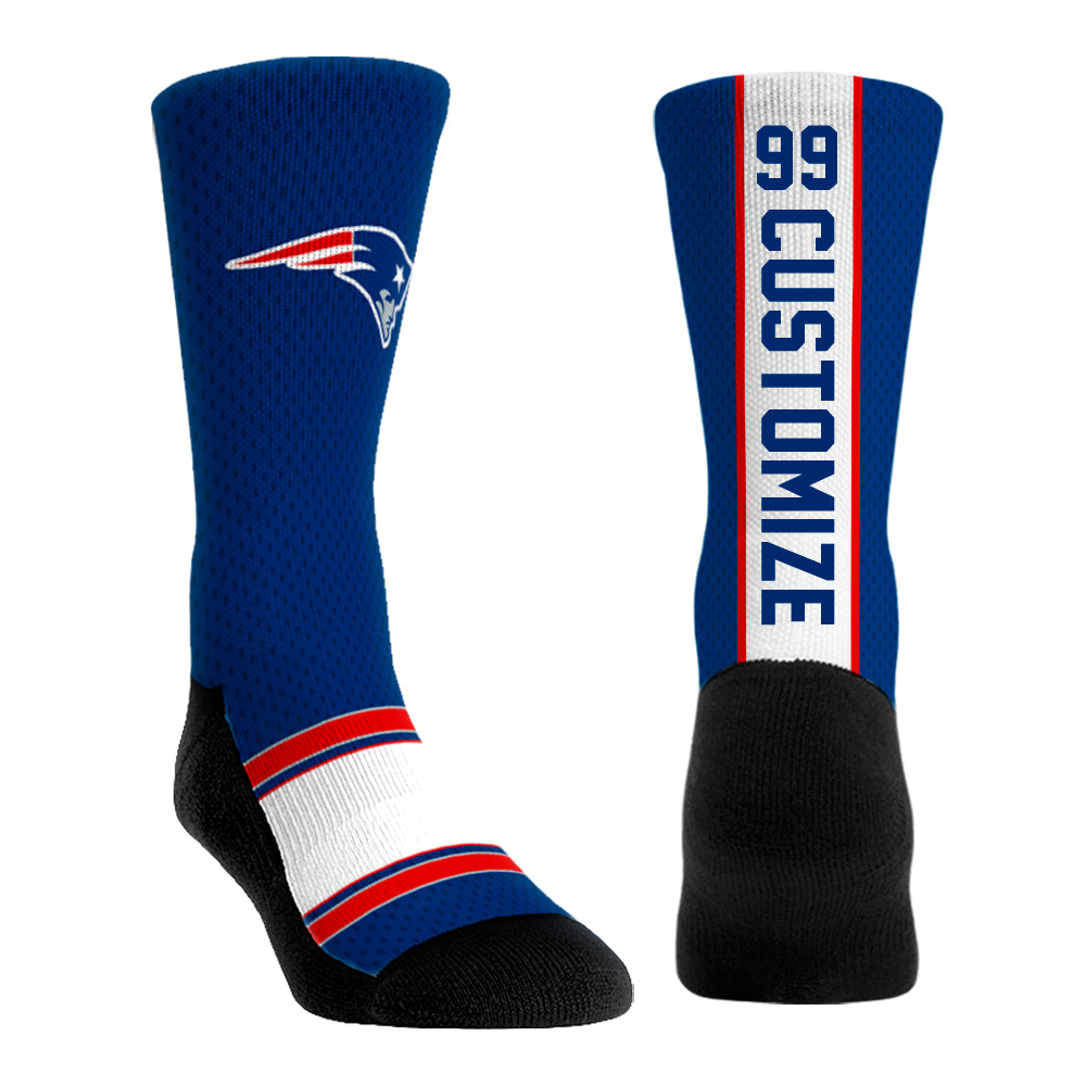 New England Patriots - Custom Jersey | Rock 'Em Socks 1