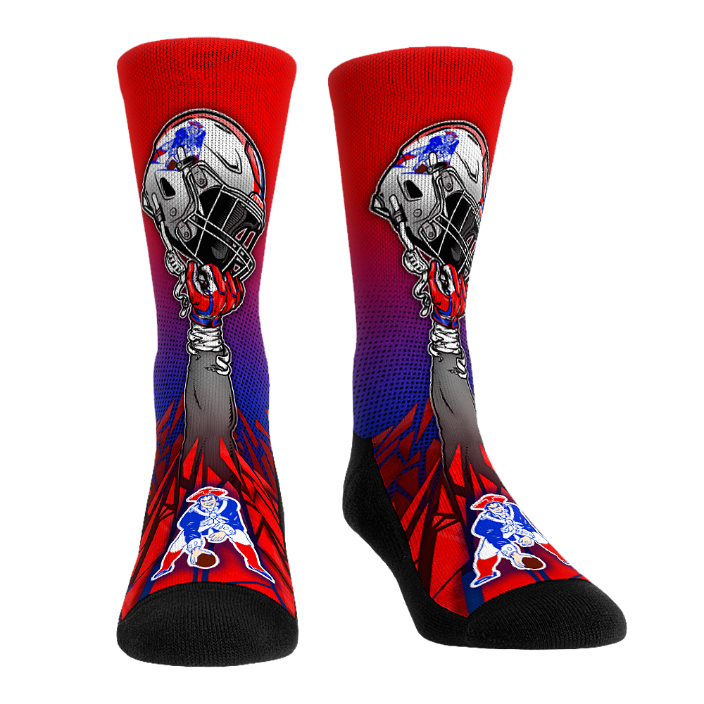 New England Patriots - Alternate Helmet Smash | Rock 'Em Socks 1