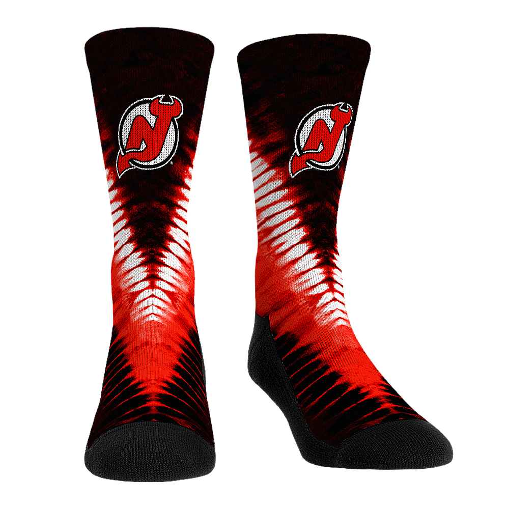 New Jersey Devils - V Shape Tie Dye | Rock 'Em Socks