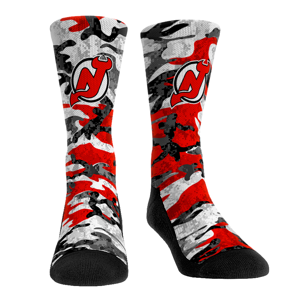 New Jersey Devils - What The Camo | Rock 'Em Socks