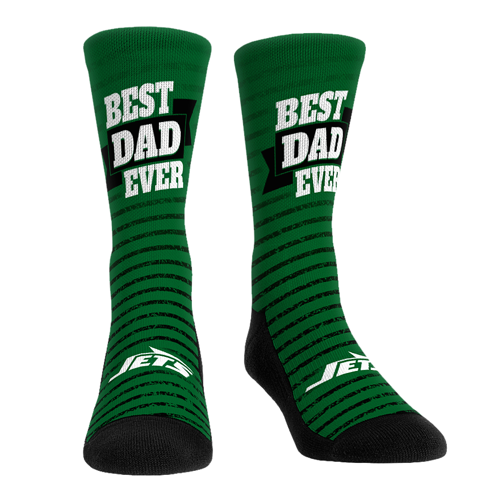 New York Jets - Best Dad Ever | Rock 'Em Socks 1