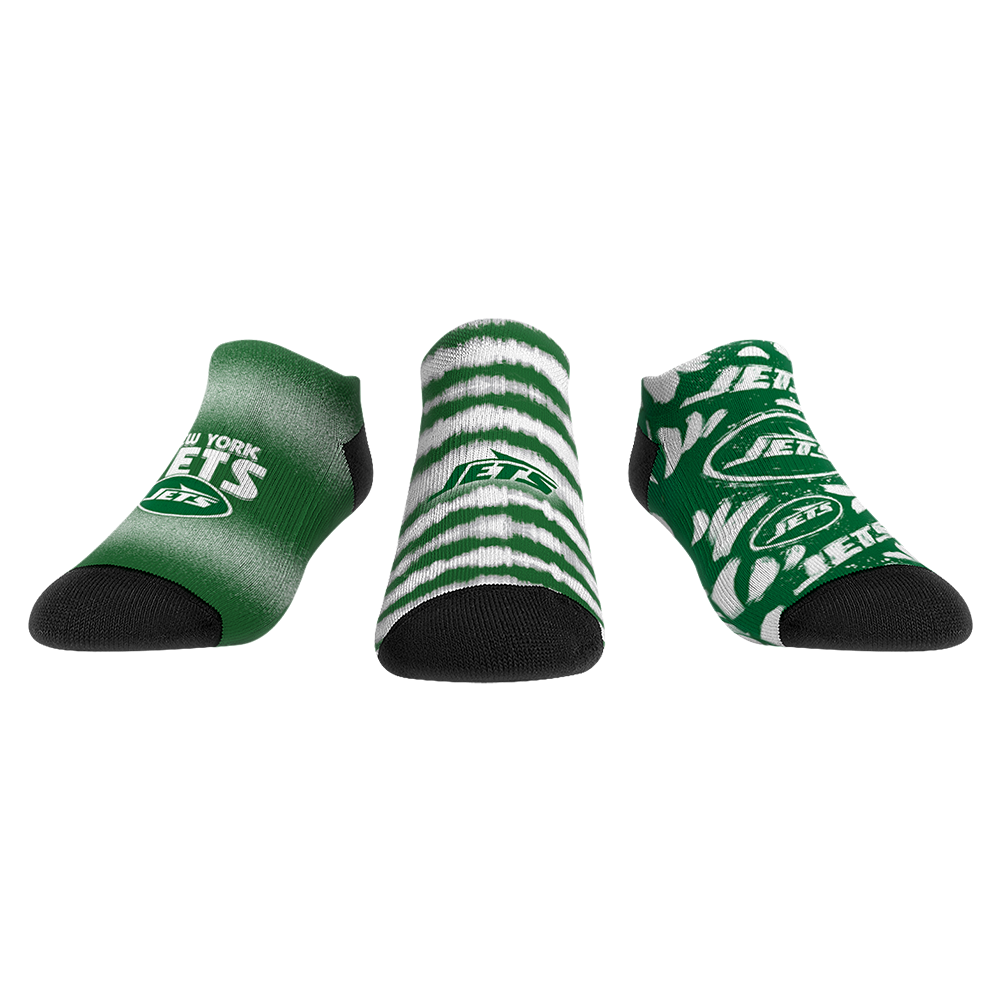 New York Jets - Low Cut - Make Some Noise (3-Pack) | Rock 'Em Socks 1