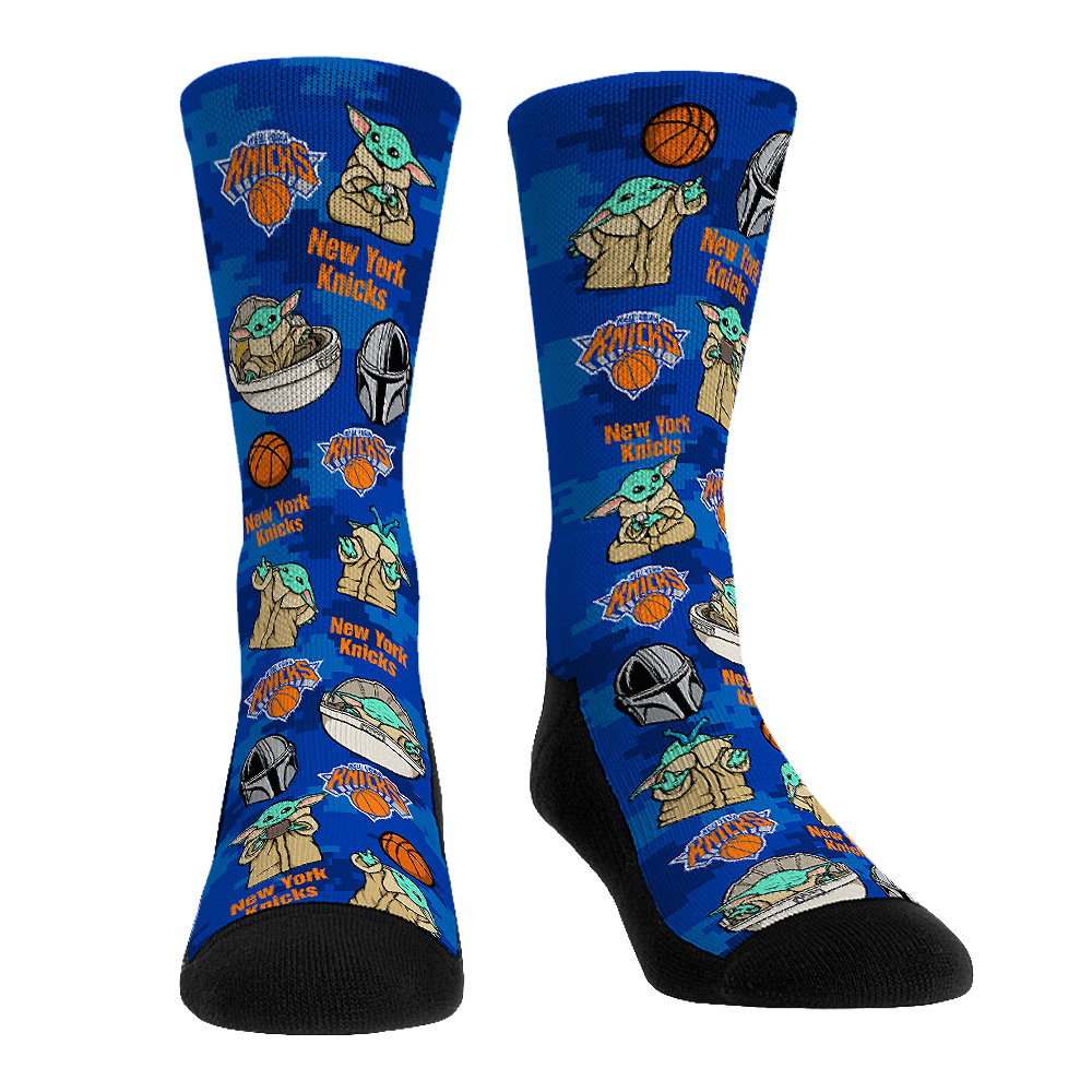 New York Knicks - Star Wars  - Grogu All-Over | Rock 'Em Socks