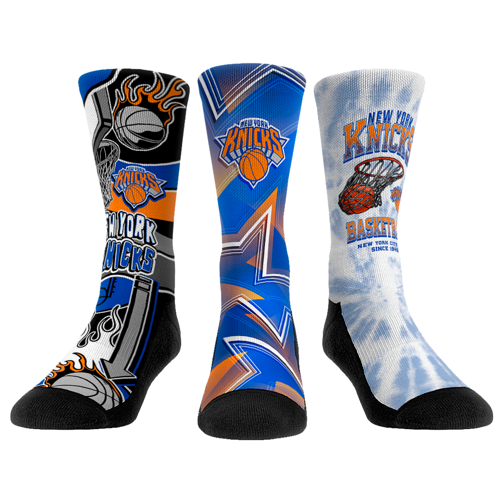 New York Knicks - Slam Dunk  - 3-Pack | Rock 'Em Socks