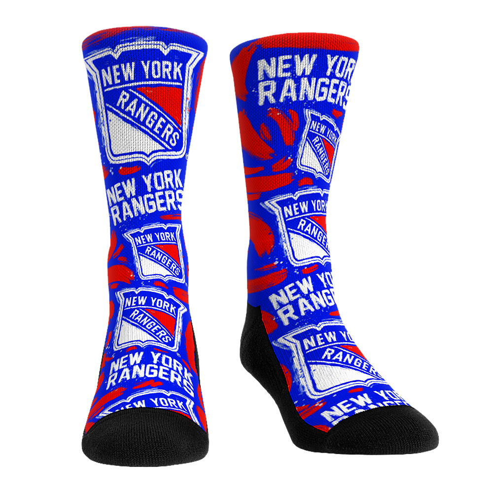 New York Rangers - Logo Paint | Rock 'Em Socks