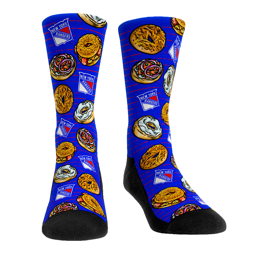 New York Rangers - NY Bagels | Rock 'Em Socks