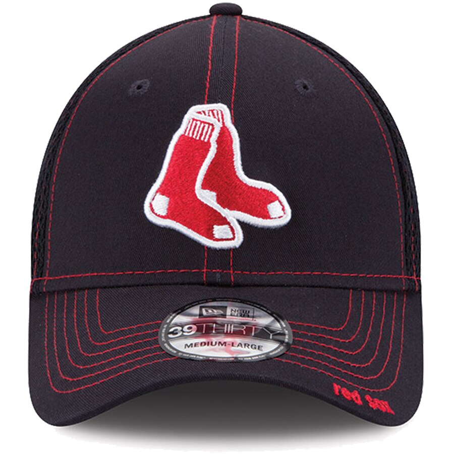Boston Red Sox - Navy Blue Neo 39Thirty Stretch Fit Hat, New Era 1