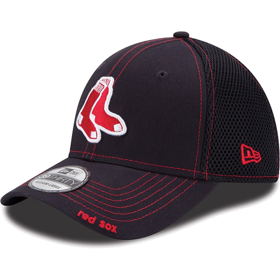 Boston Red Sox - Navy Blue Neo 39Thirty Stretch Fit Hat, New Era 3
