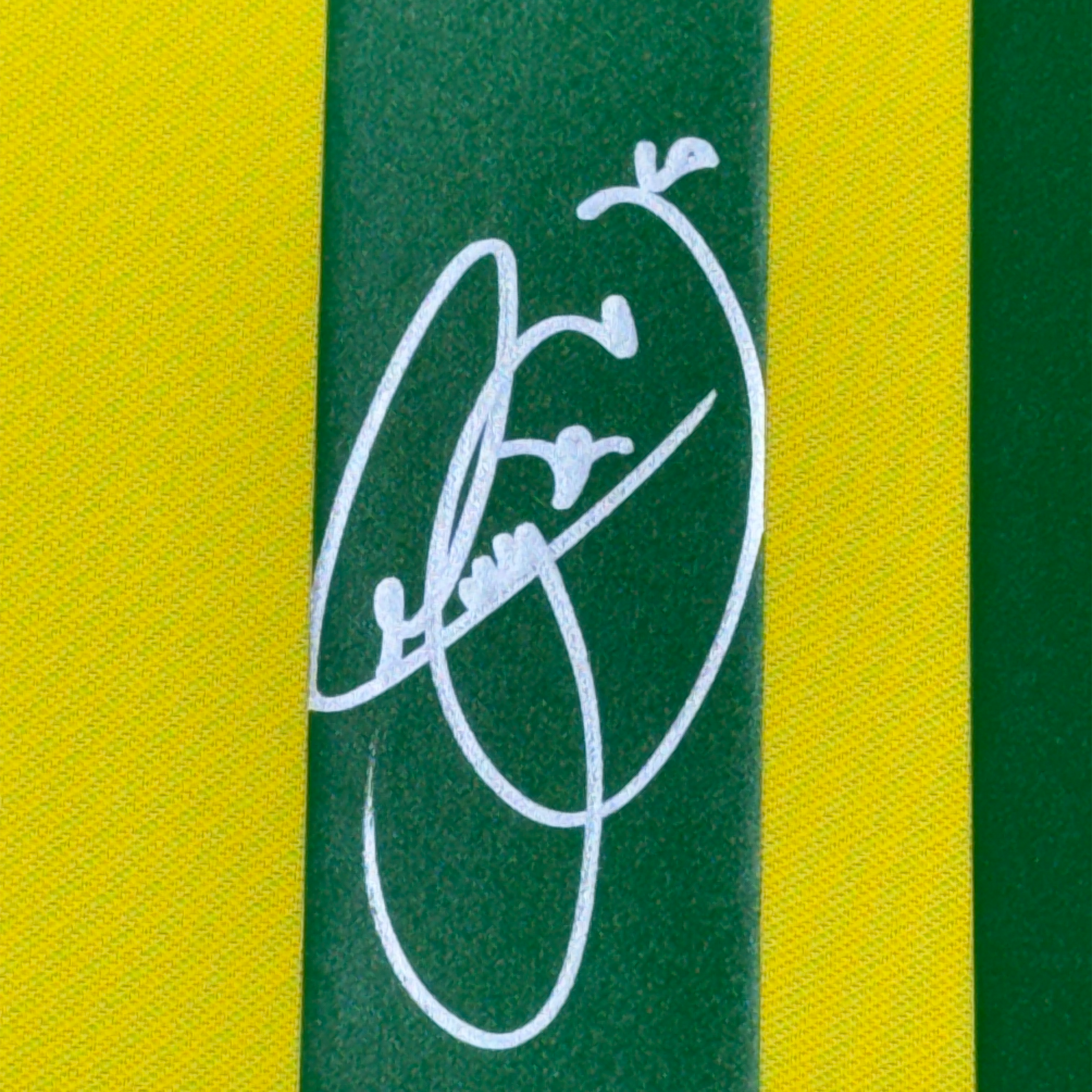 Framed Autographed/Signed Neymar Jr. 35x39 Brazil Soccer Futbol Jersey Beckett BAS COA 2