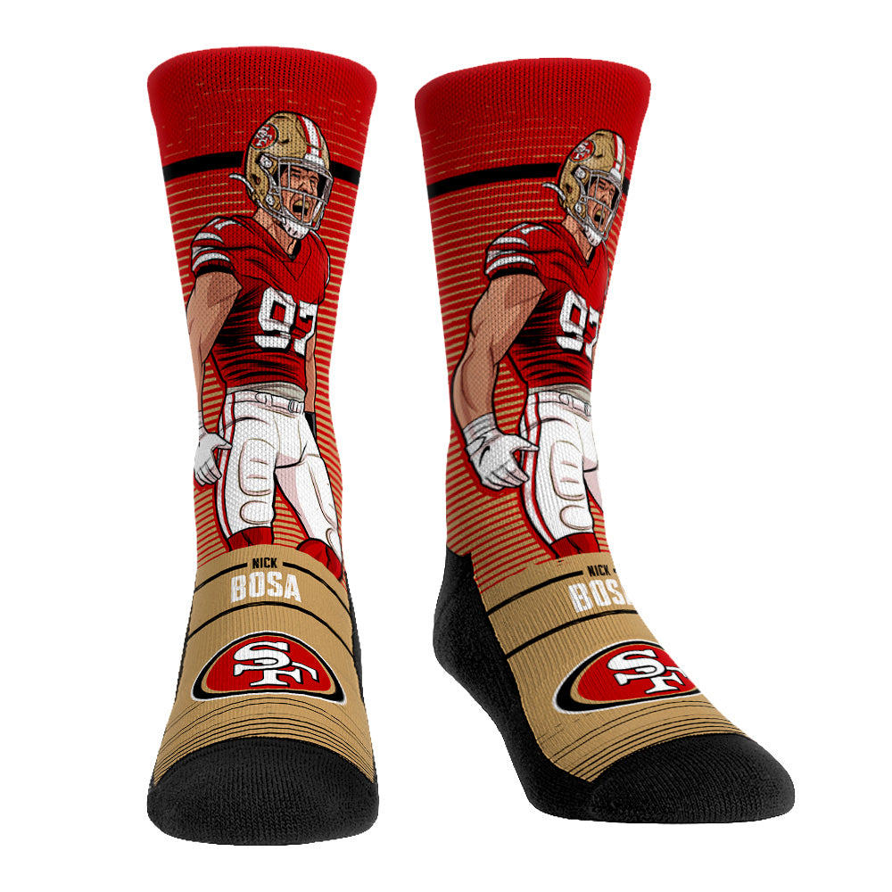 Nick Bosa - San Francisco 49ers  - Big Shot | Rock 'Em Socks