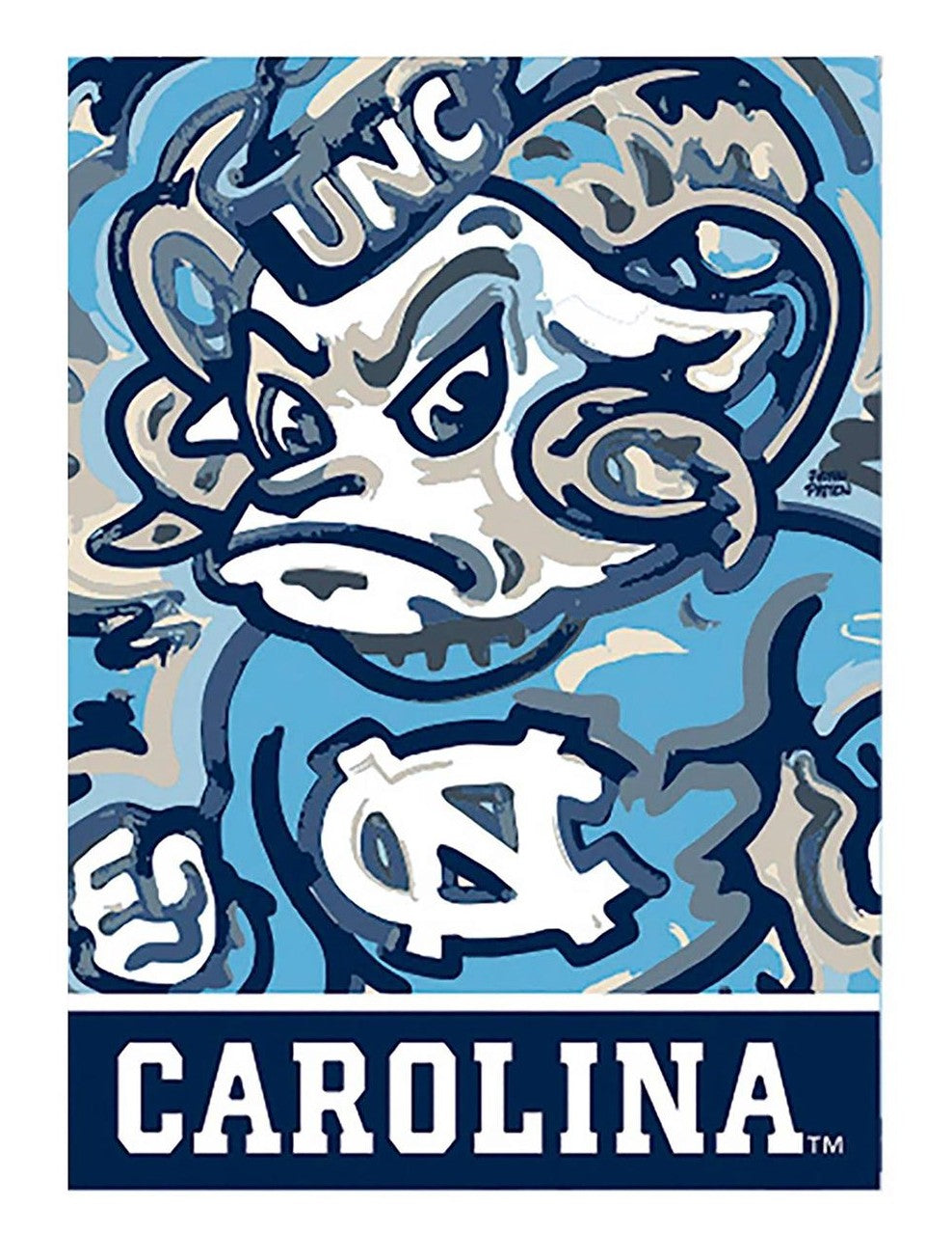 North Carolina 2 Sided Justin Patten Garden Flag 1