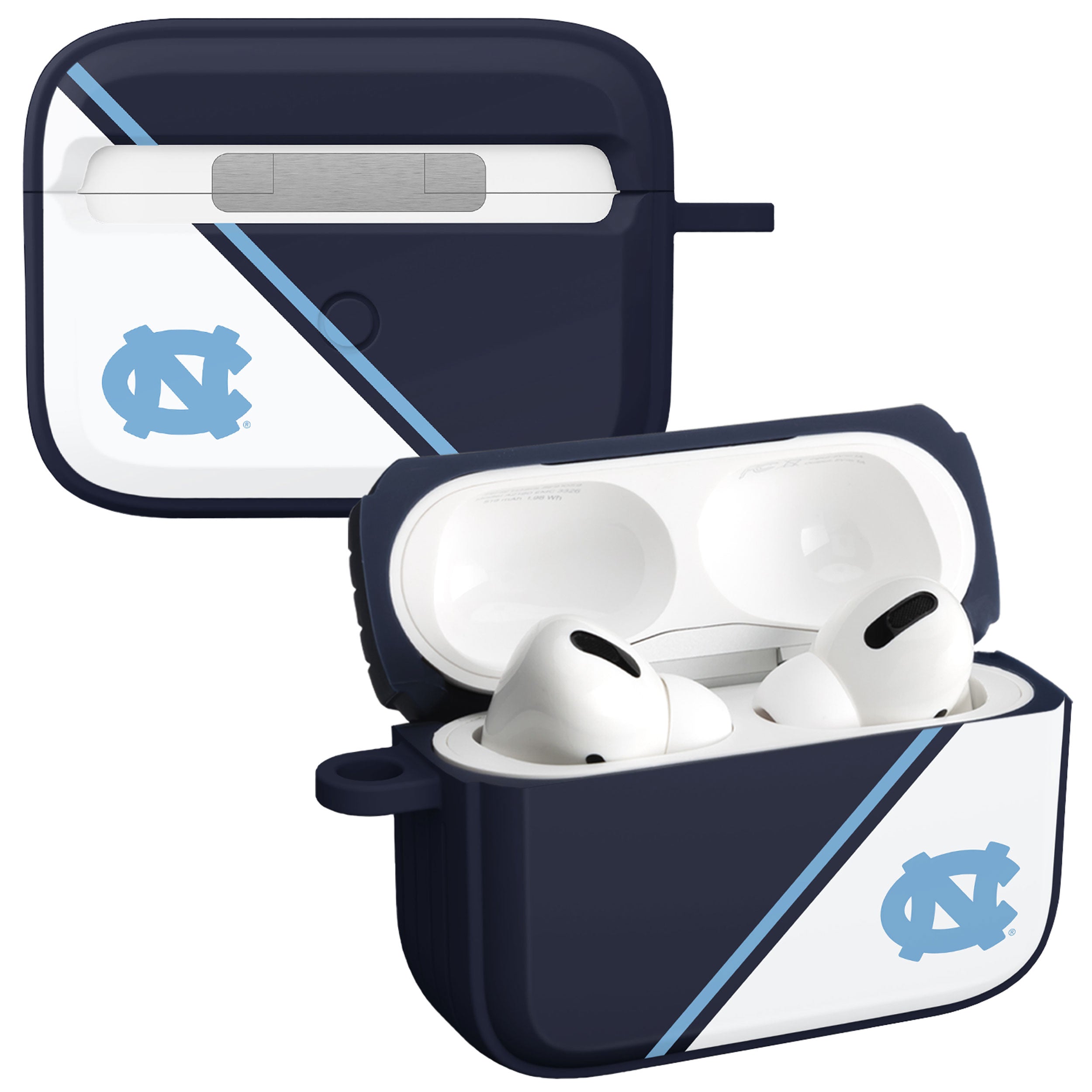 North Carolina Tar Heels HDX Champion Series Apple AirPods Pro 1 & 2 Case Cover 1