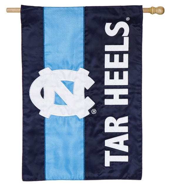 North Carolina Tar Heels Banner 2 Sided Embellished Flag