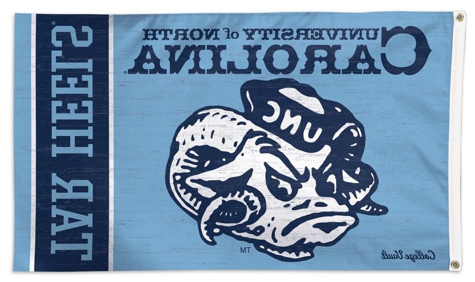 North Carolina Tar Heels Flag 3x5 Vault Logo