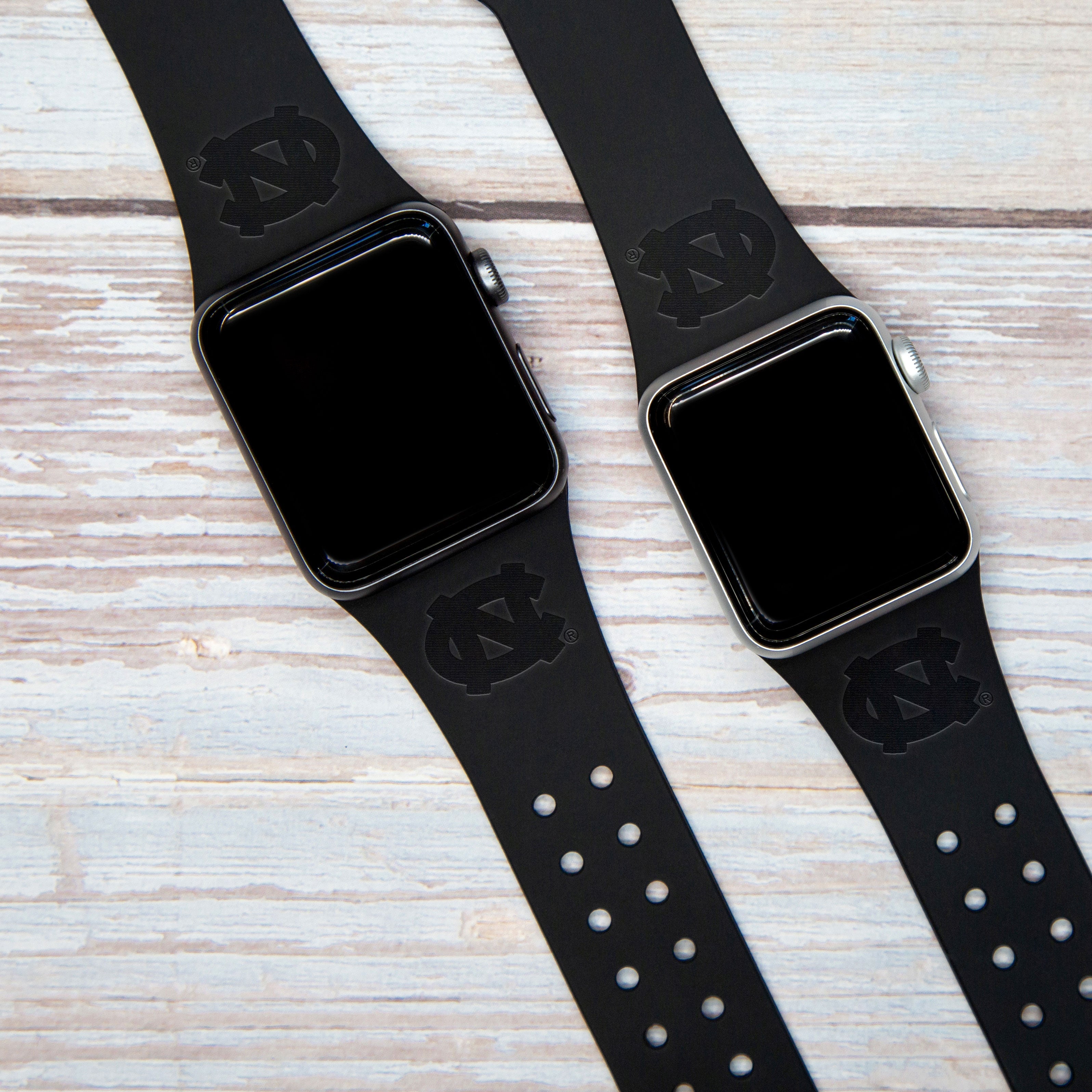 North Carolina Tar Heels Engraved Apple Watch Band 16