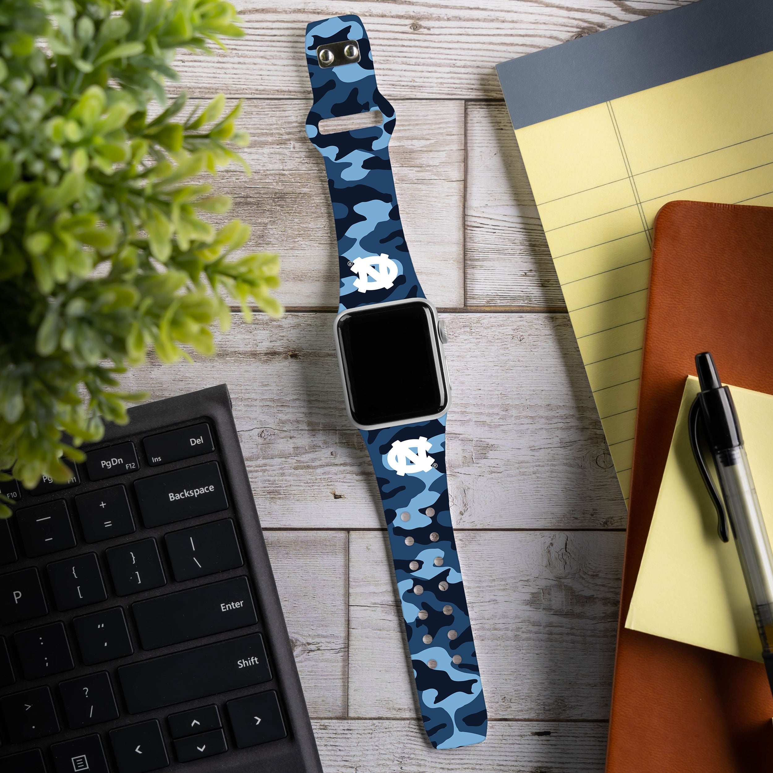 North Carolina Tar Heels HD Apple Watch Band 19