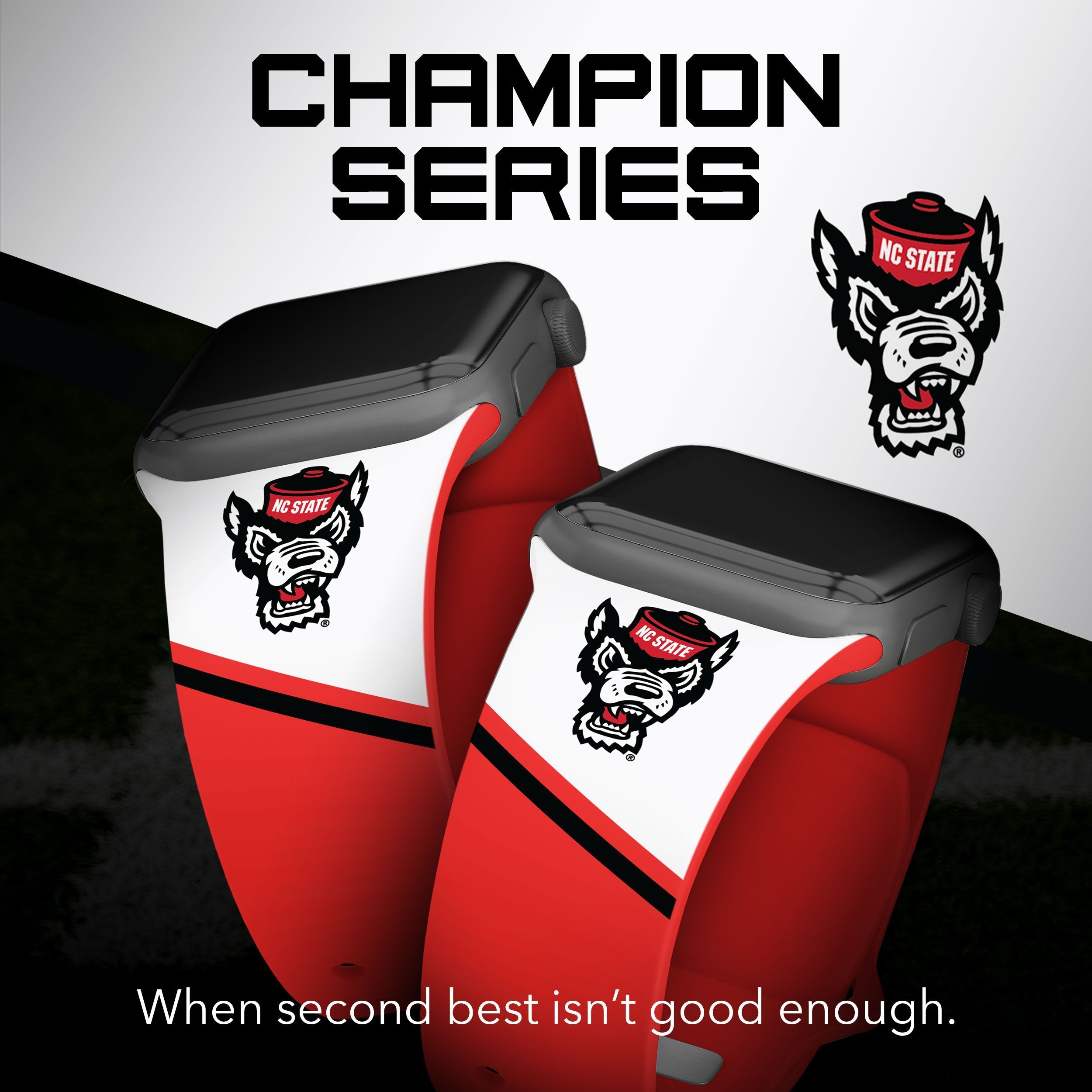 North Carolina State Wolf Pack HD Apple Watch Band 18