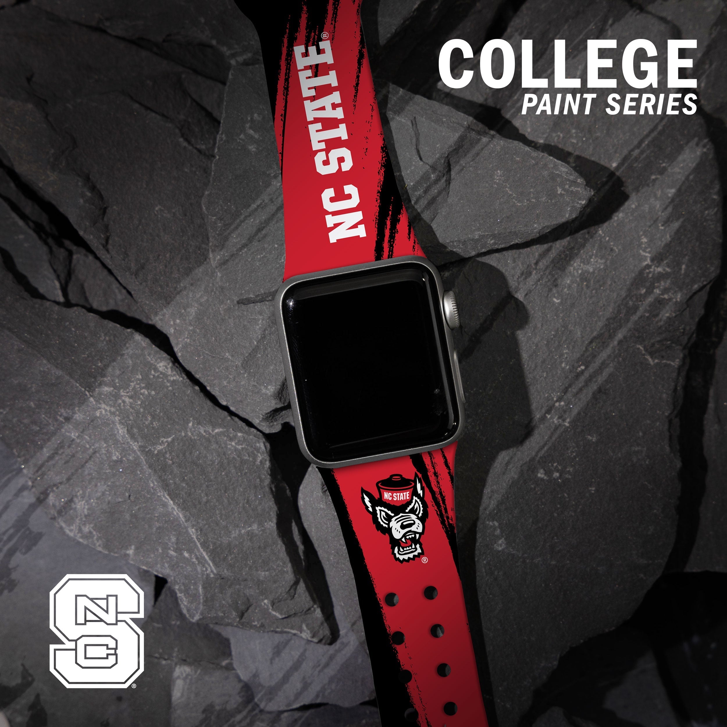 North Carolina State Wolf Pack HD Apple Watch Band 27