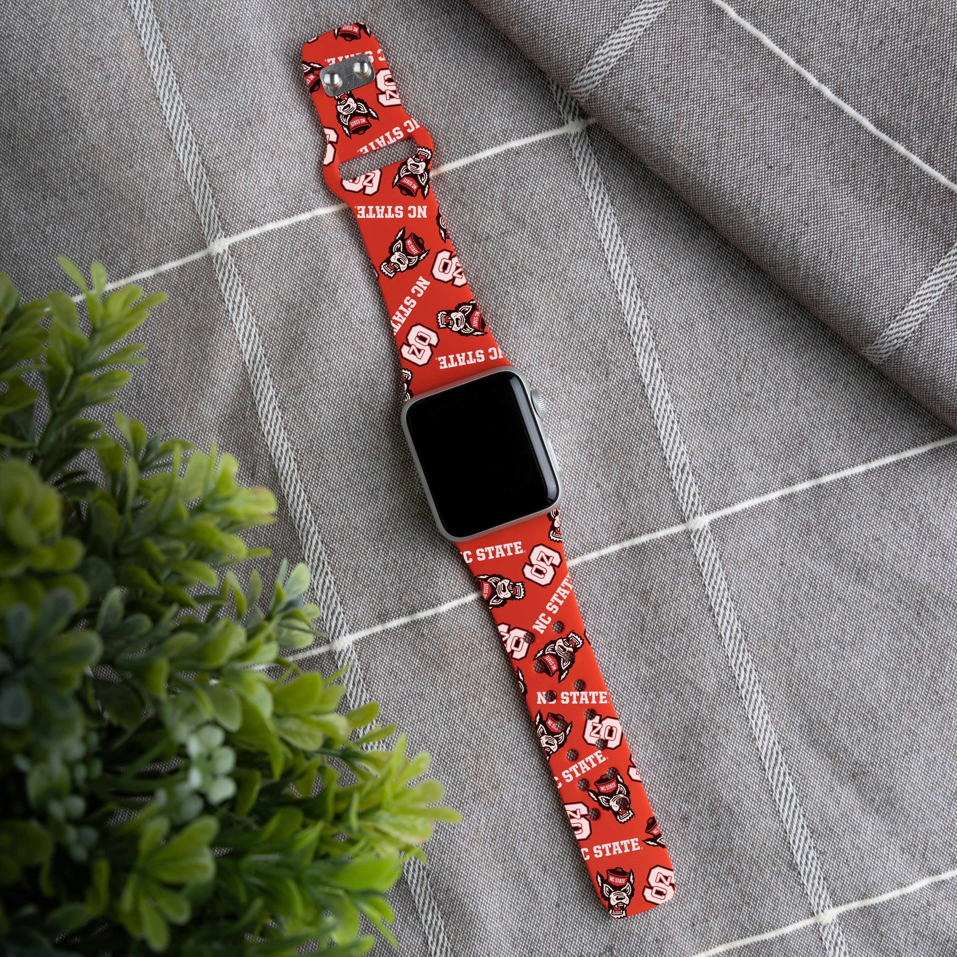 North Carolina State Wolf Pack HD Apple Watch Band 10
