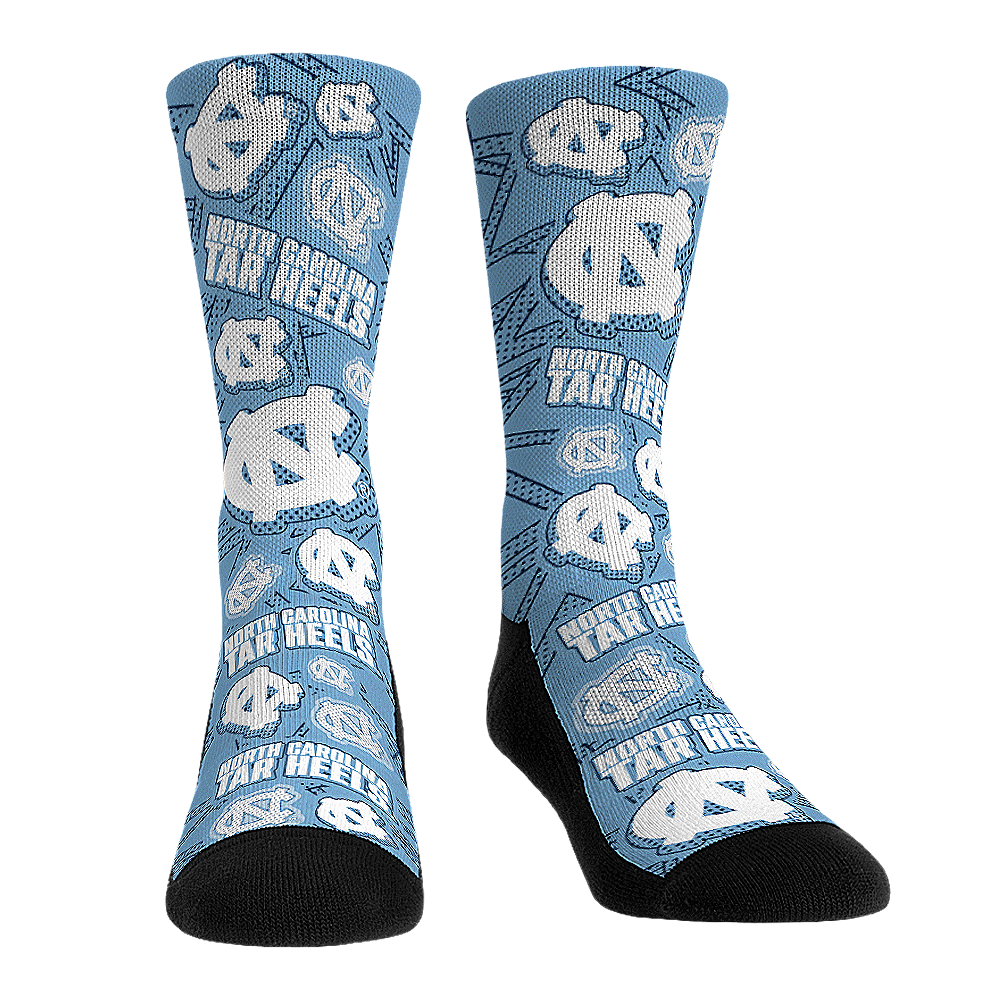 North Carolina Tar Heels - Microdot All-Over | Rock 'Em Socks 1