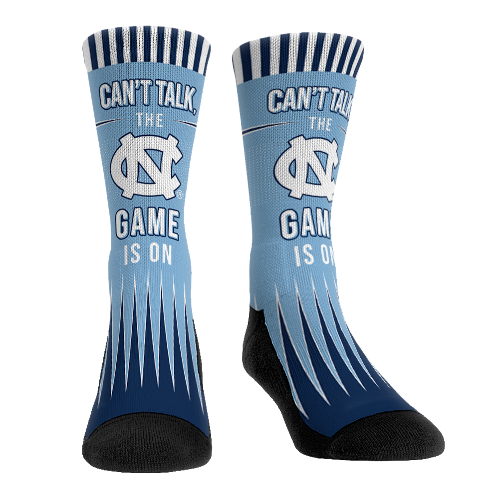 North Carolina Tar Heels - Can't Talk | Rock 'Em Socks 1