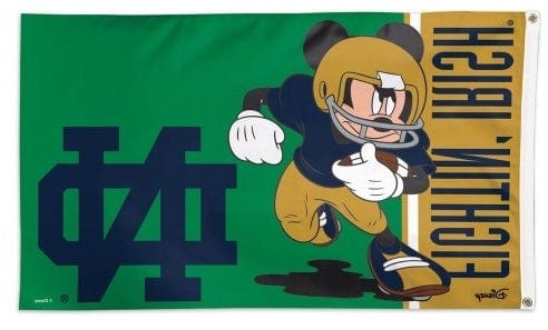 Notre Dame Fighting Mickey Mouse 3x5 Flag