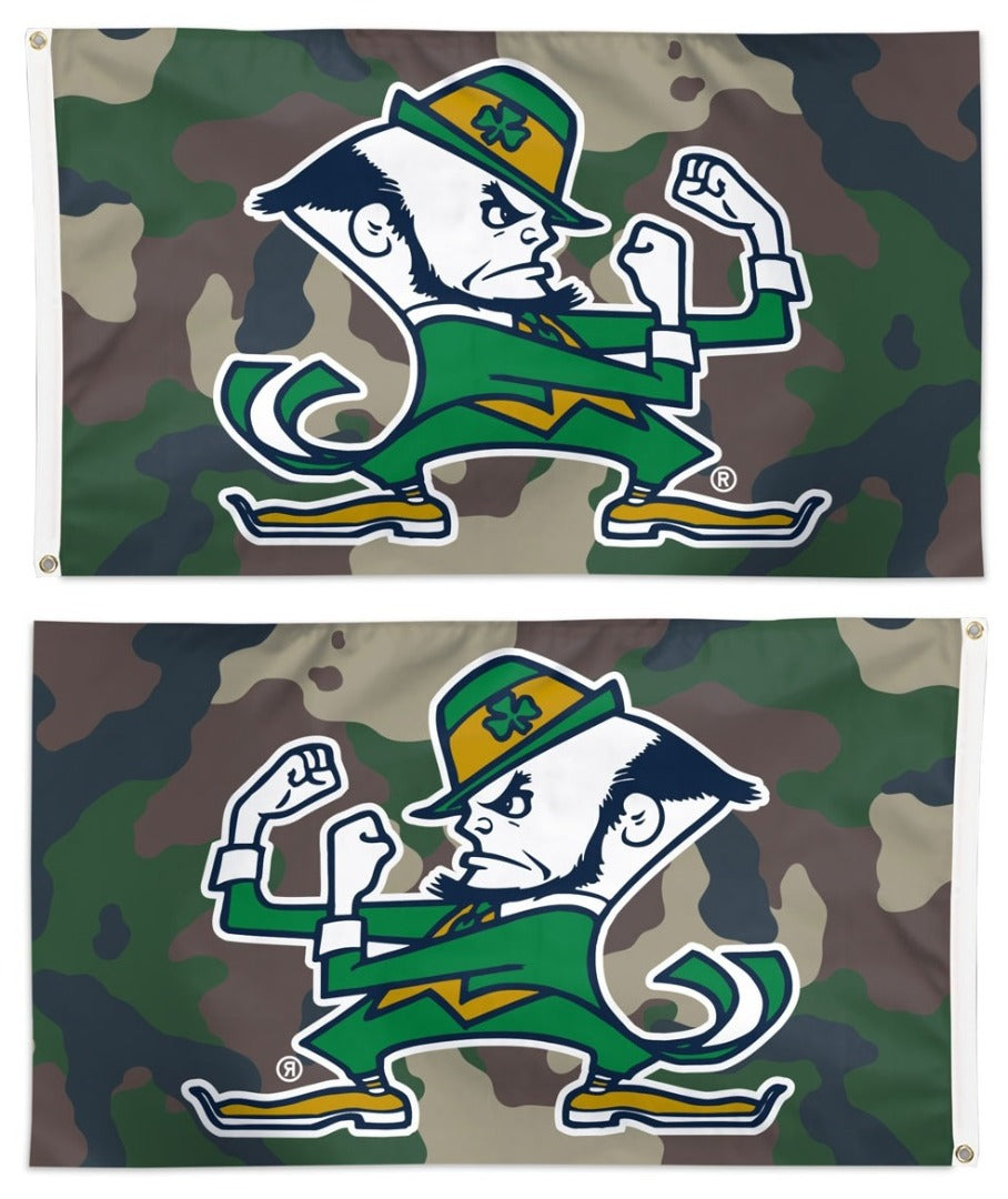 Notre Dame Flag 3x5 Camouflage Military