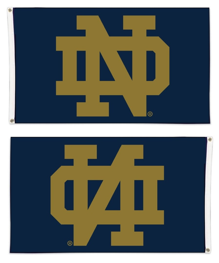 Notre Dame Flag 3x5 Dark Gold ND Logo