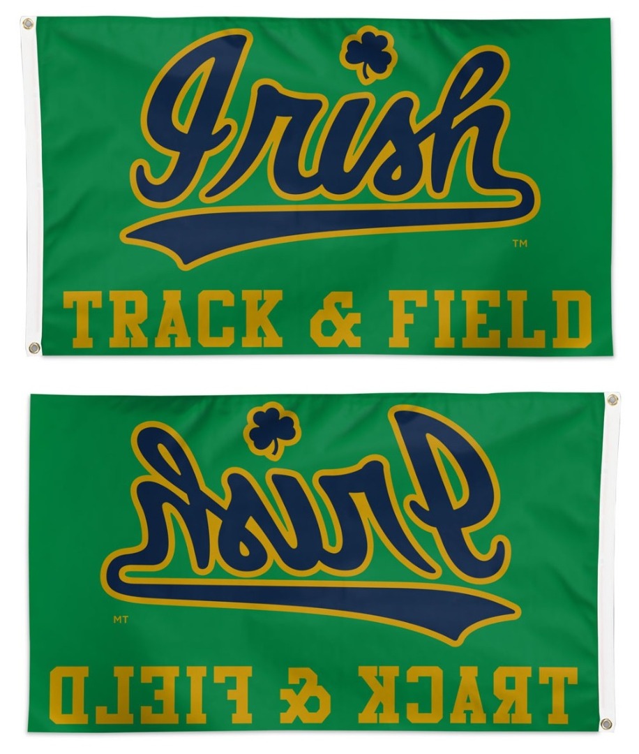 Notre Dame Flag 3x5 Irish Track and Field