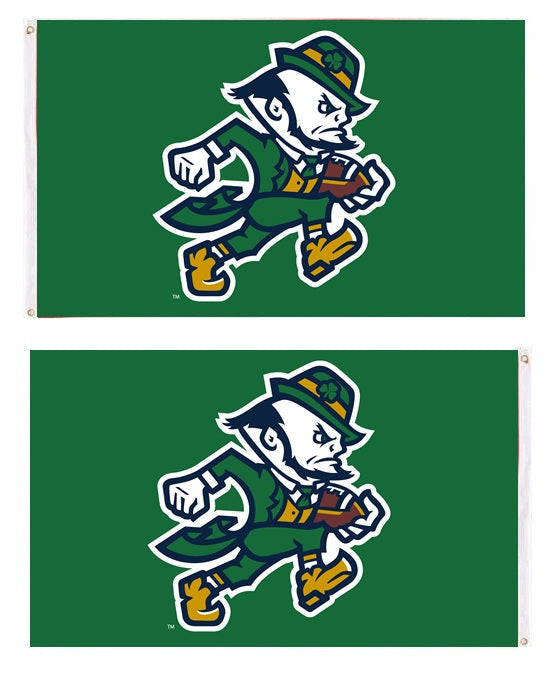 Notre Dame Football 2 Sided 3x5 Flag