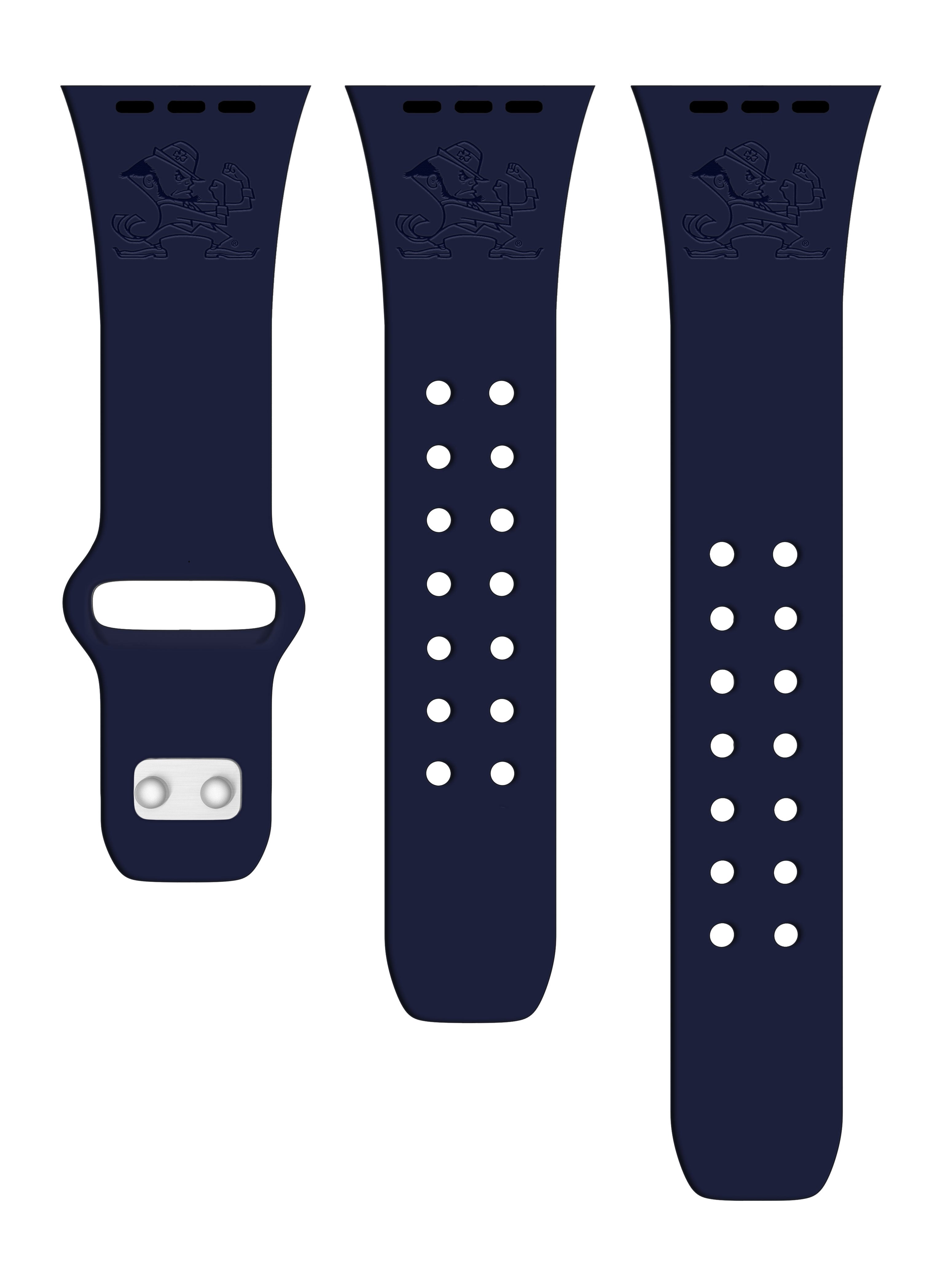 Notre Dame Fighting Irish Engraved Apple Watch Band 3