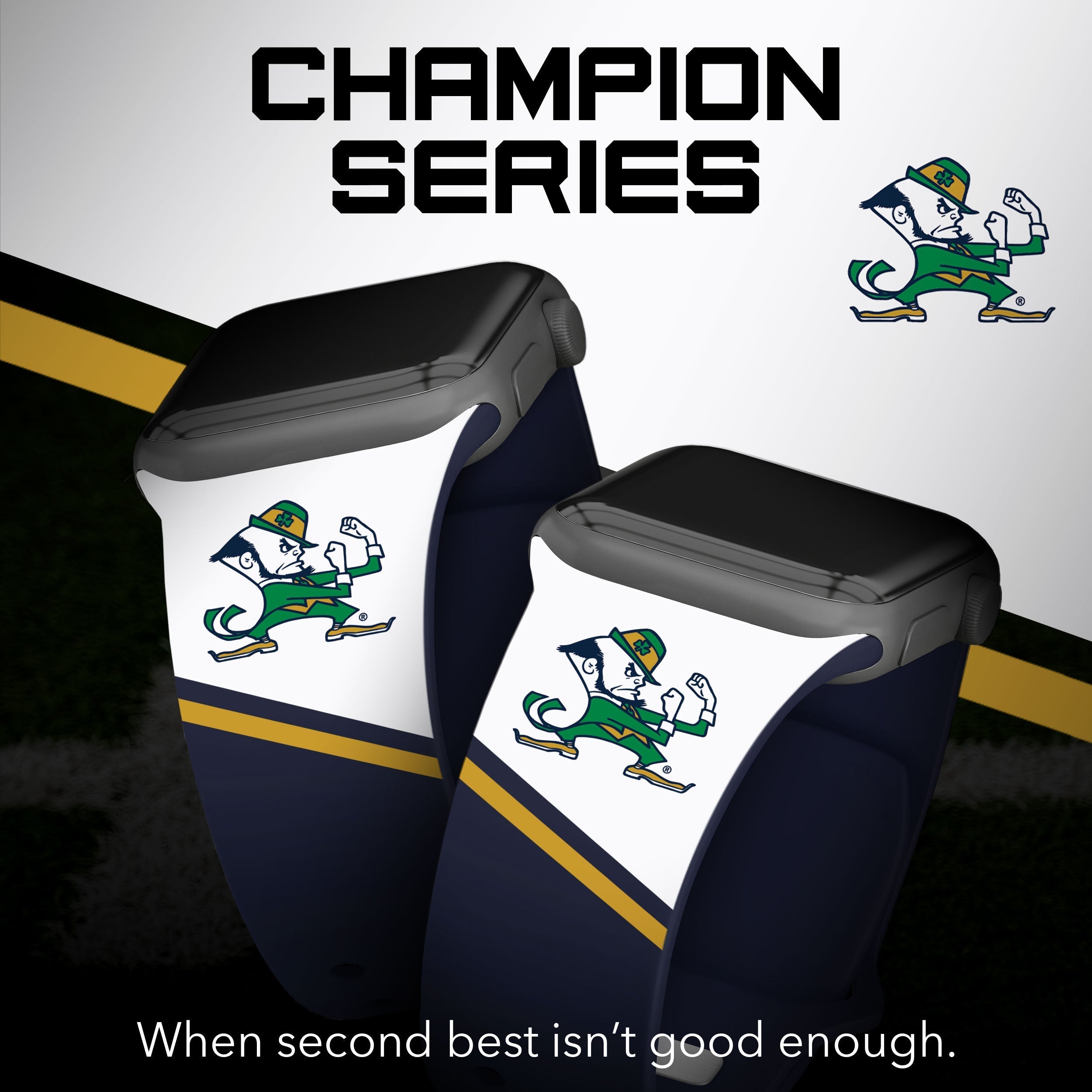 Notre Dame Fighting Irish HD Apple Watch Band 18