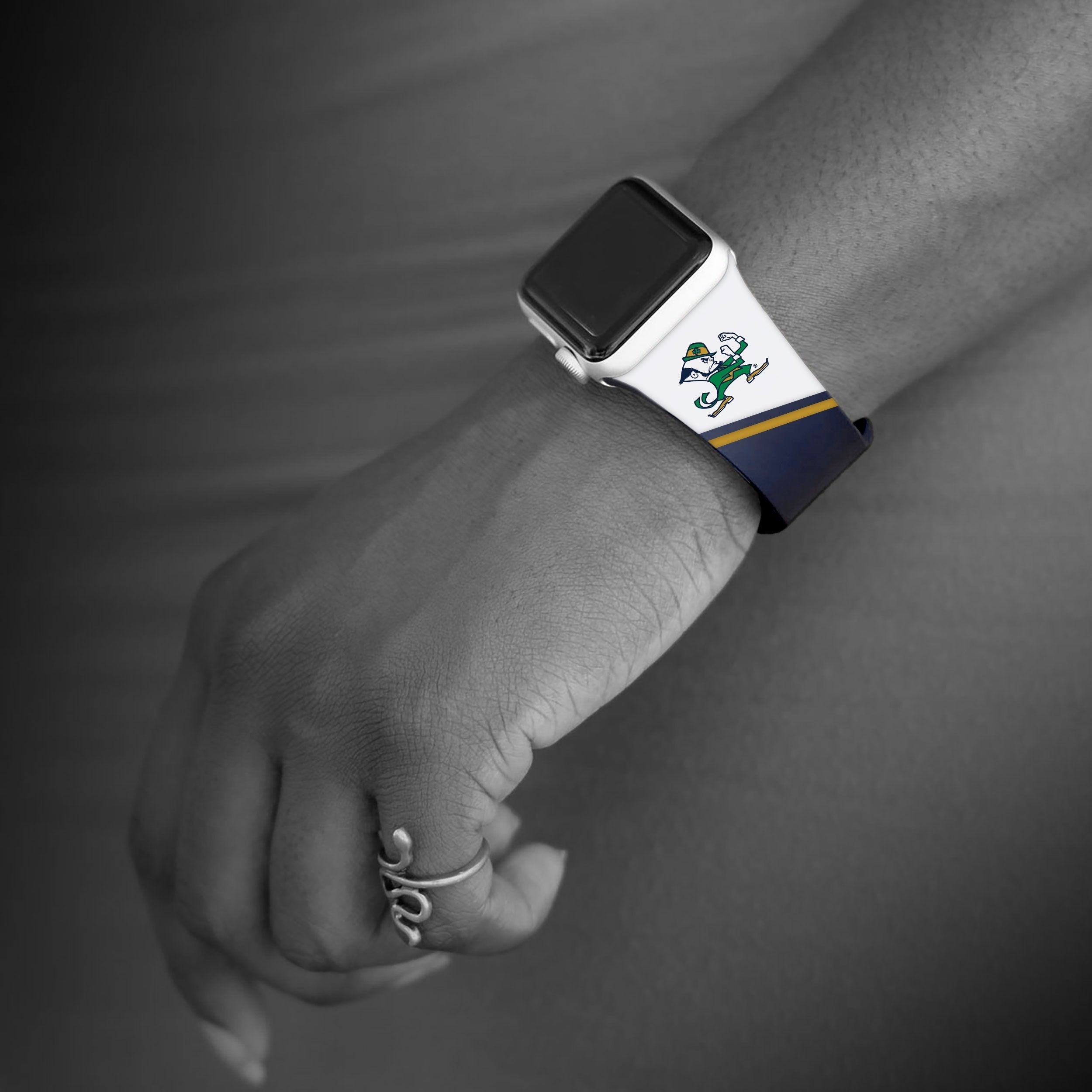 Notre Dame Fighting Irish HD Apple Watch Band 19