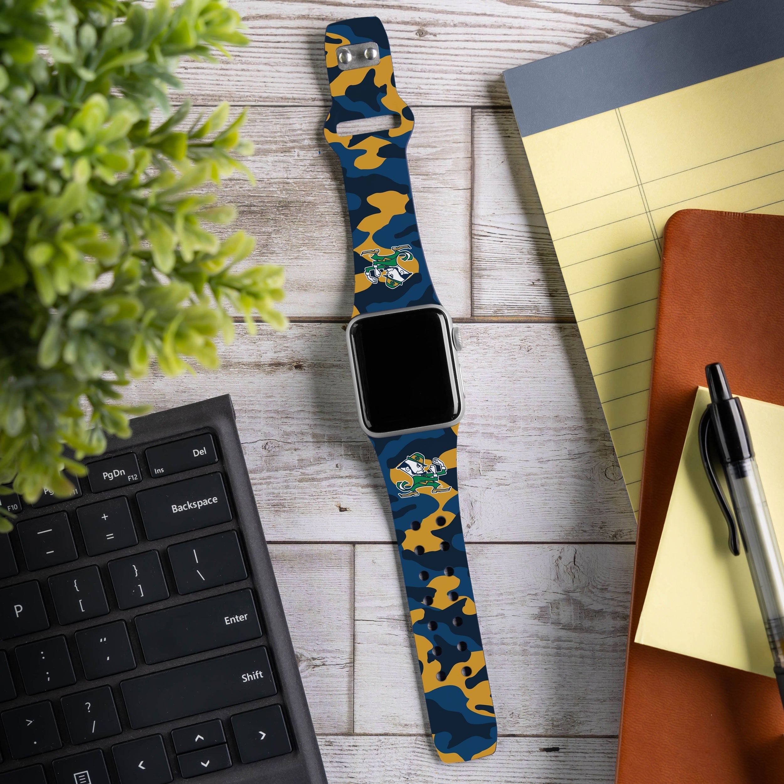 Notre Dame Fighting Irish HD Apple Watch Band 23
