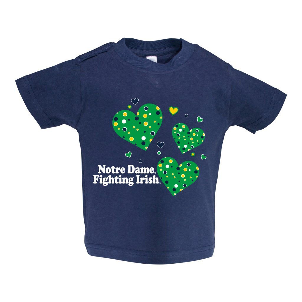 Notre Dame Toddler Short Sleeve T Shirt Print | Two Feet Ahead