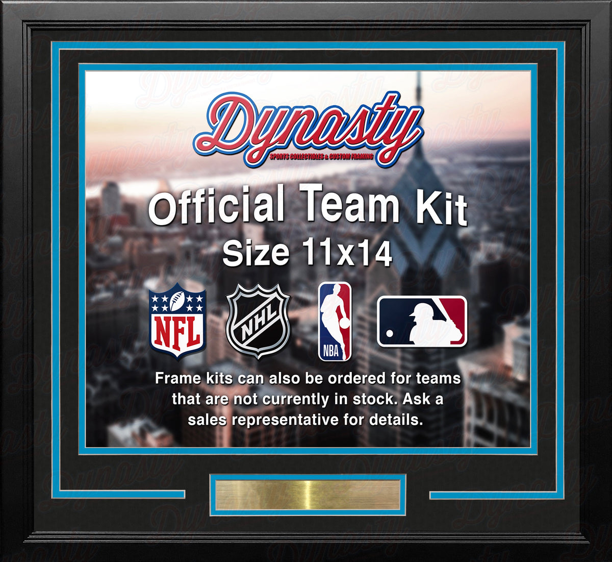 Denver Nuggets Throwback Custom NBA Basketball 11x14 Picture Frame Kit (Multiple Colors) 4