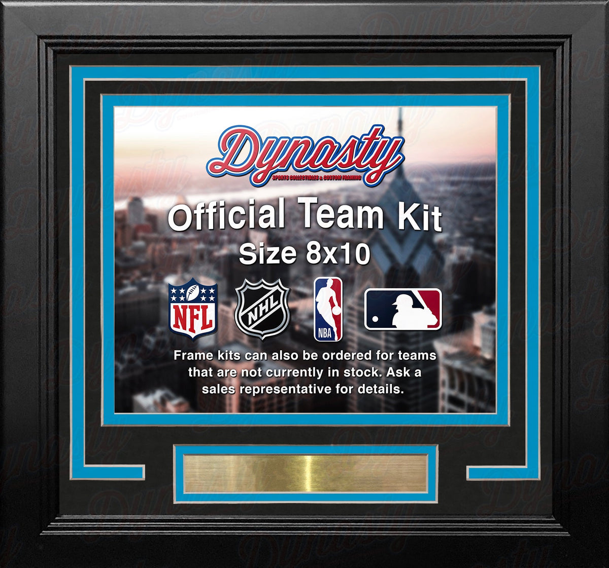 Denver Nuggets Throwback Custom NBA Basketball 8x10 Picture Frame Kit (Multiple Colors) 4