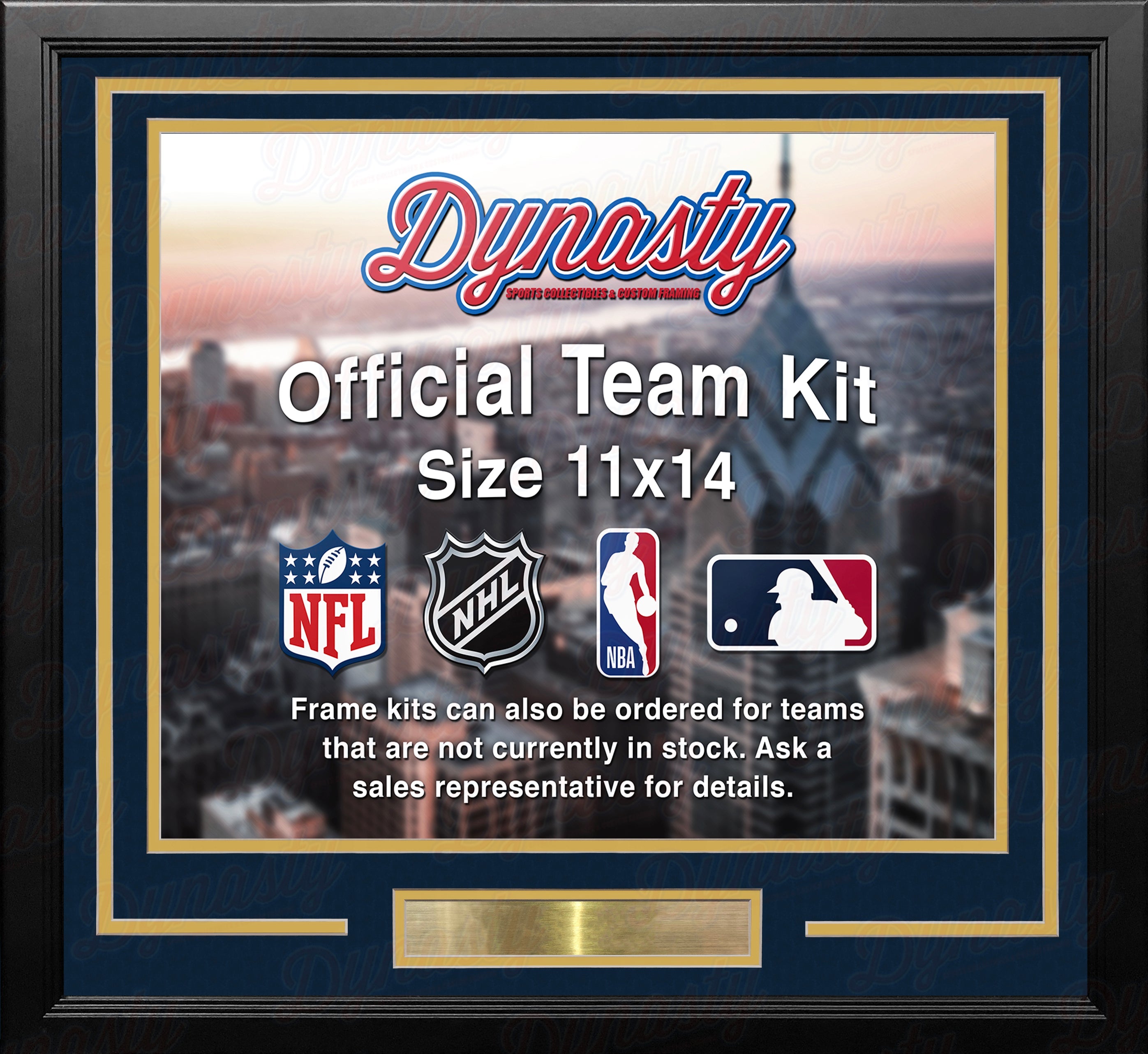 Milwaukee Brewers Custom MLB Baseball 11x14 Picture Frame Kit (Multiple Colors) 1