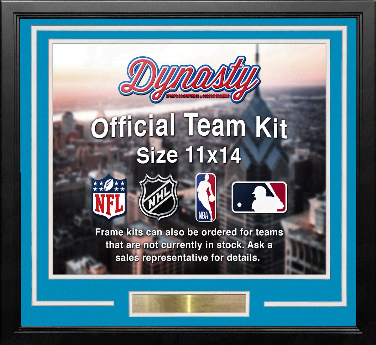 Denver Nuggets Throwback Custom NBA Basketball 11x14 Picture Frame Kit (Multiple Colors) 2