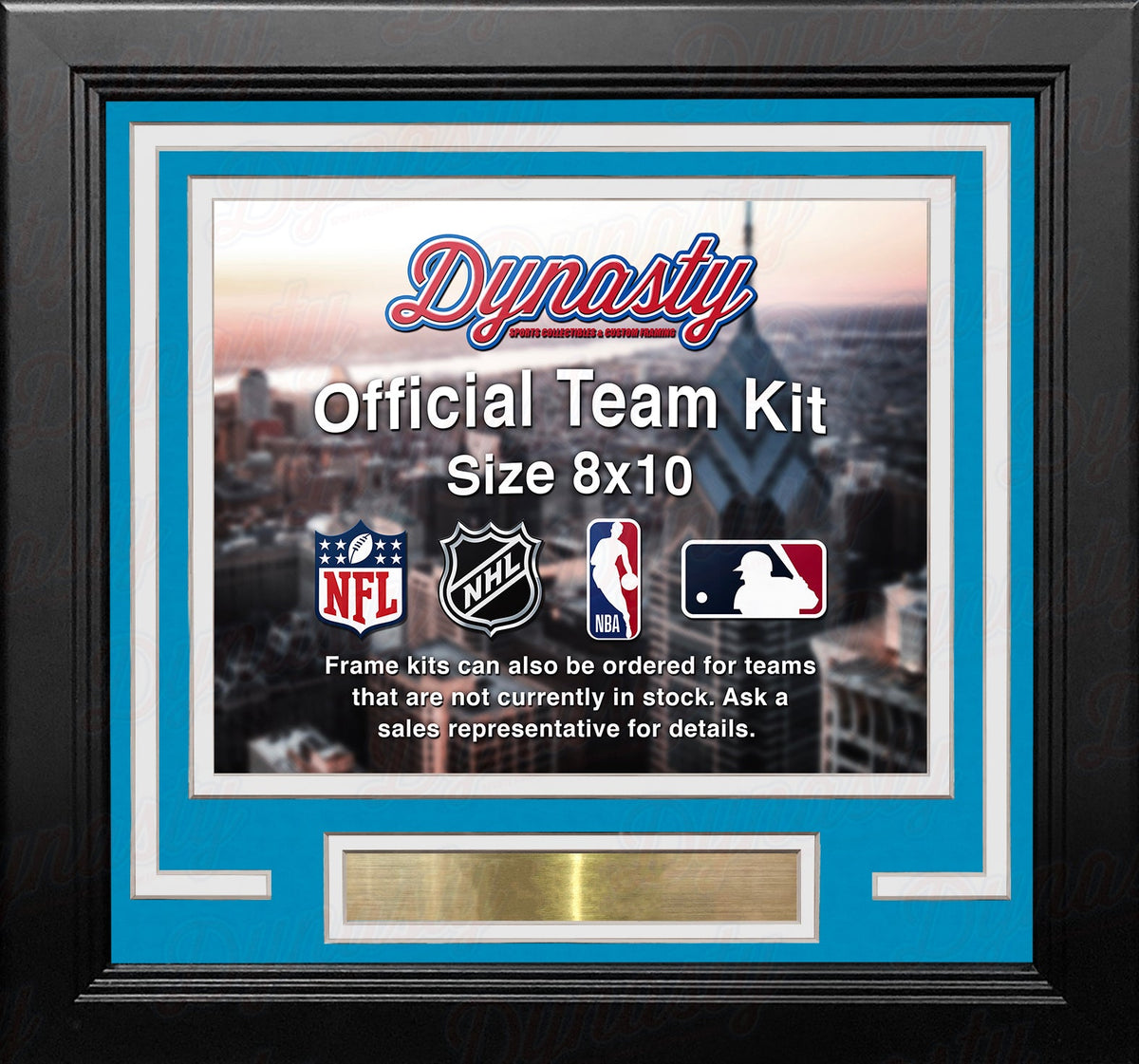 Denver Nuggets Throwback Custom NBA Basketball 8x10 Picture Frame Kit (Multiple Colors) 2