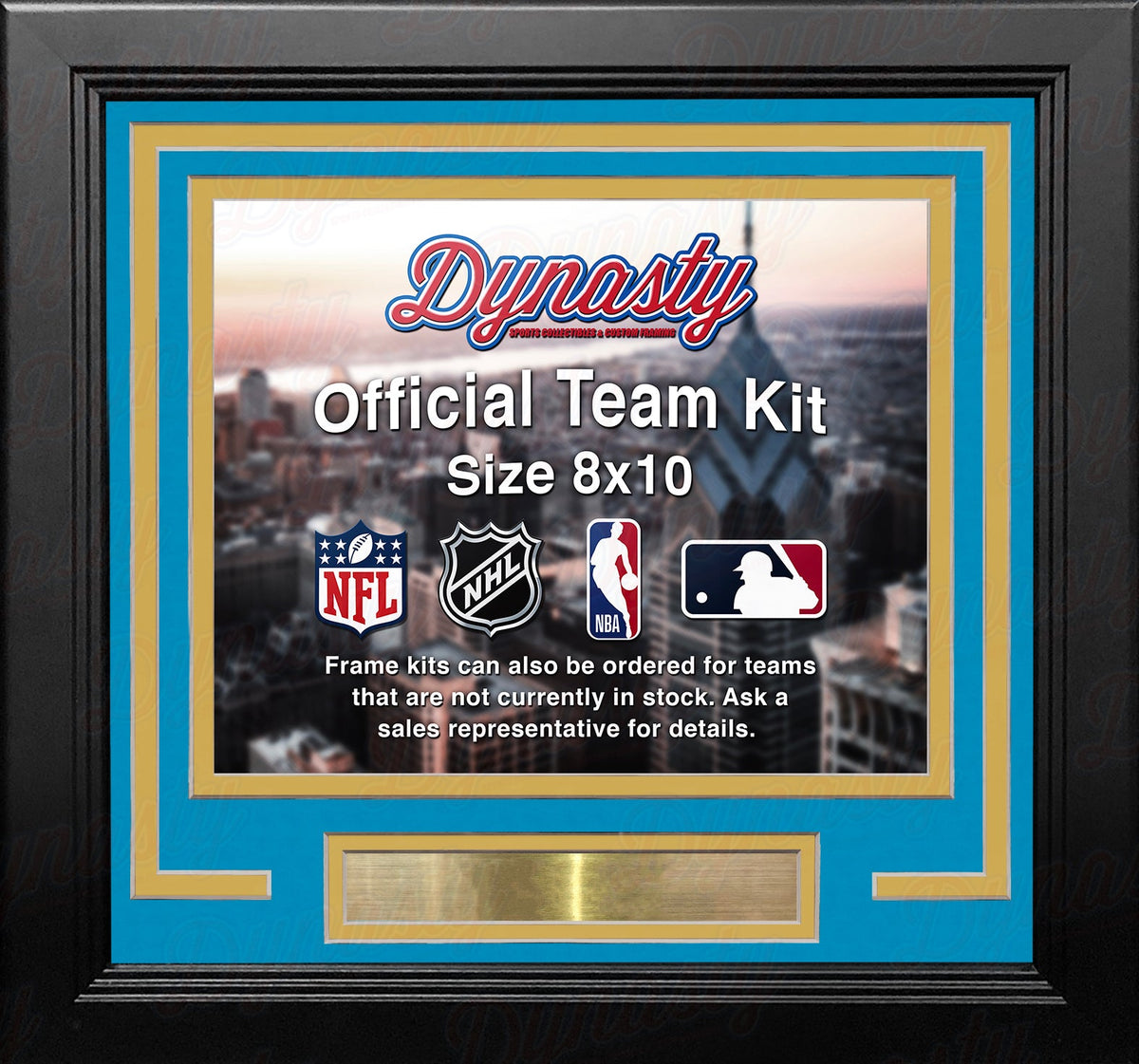 Denver Nuggets Throwback Custom NBA Basketball 8x10 Picture Frame Kit (Multiple Colors) 1