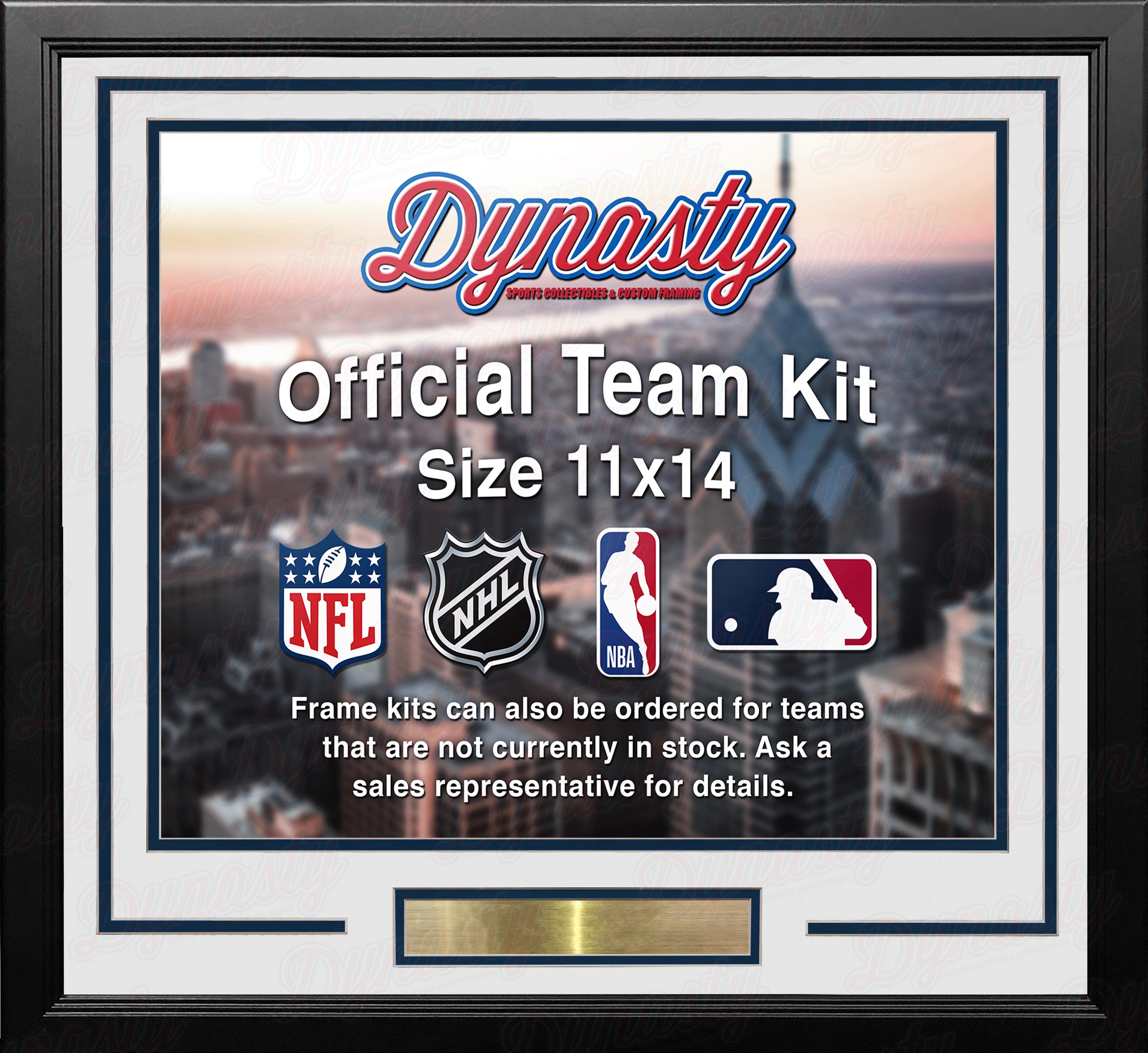 Denver Nuggets Custom NBA Basketball 11x14 Picture Frame Kit (Multiple Colors) 3