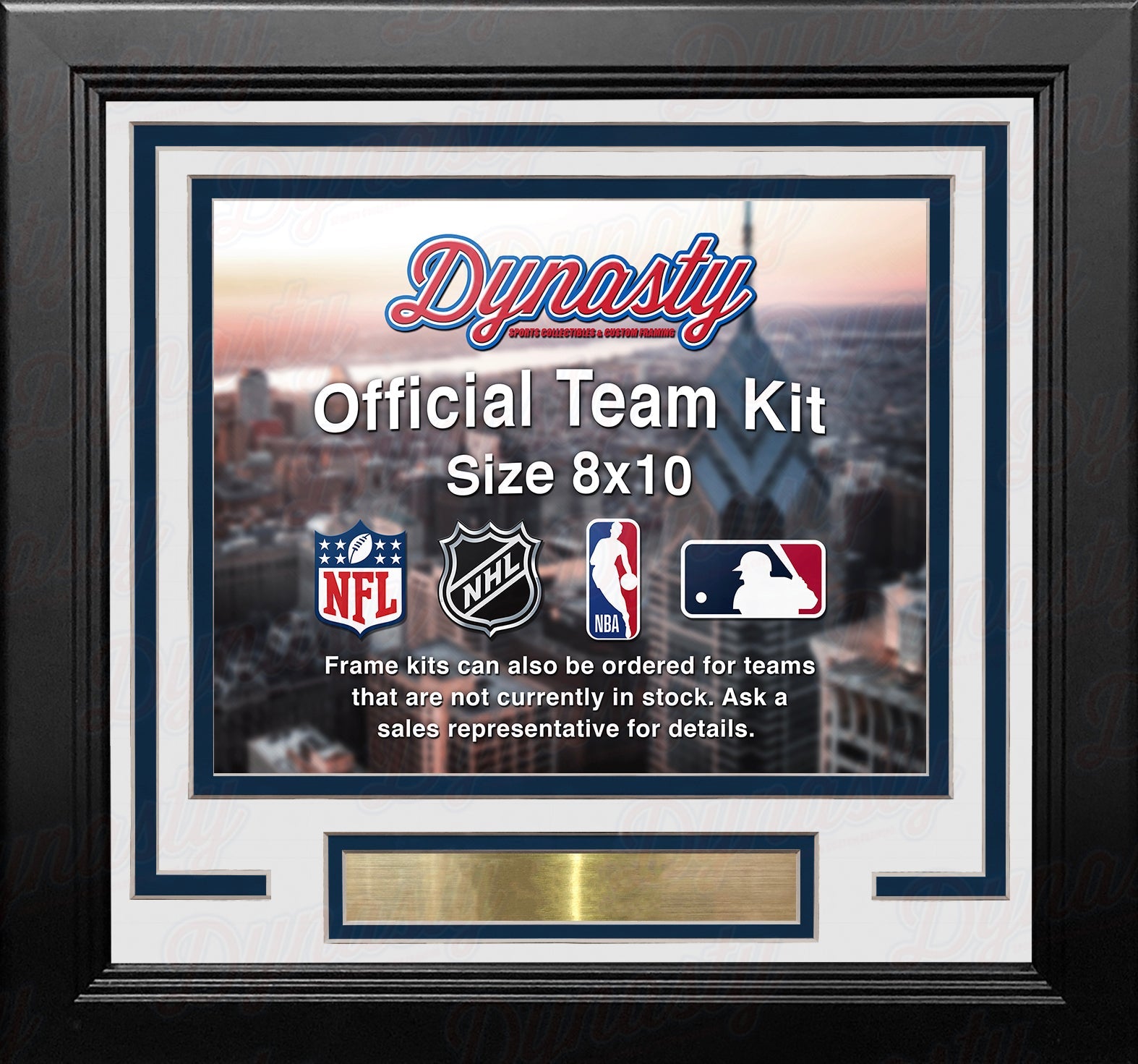 Milwaukee Brewers Custom MLB Baseball 8x10 Picture Frame Kit (Multiple Colors) 3